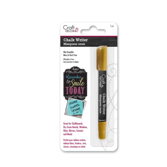 Chalk Writer Blister-Carded Gold - Picture 2 of 4